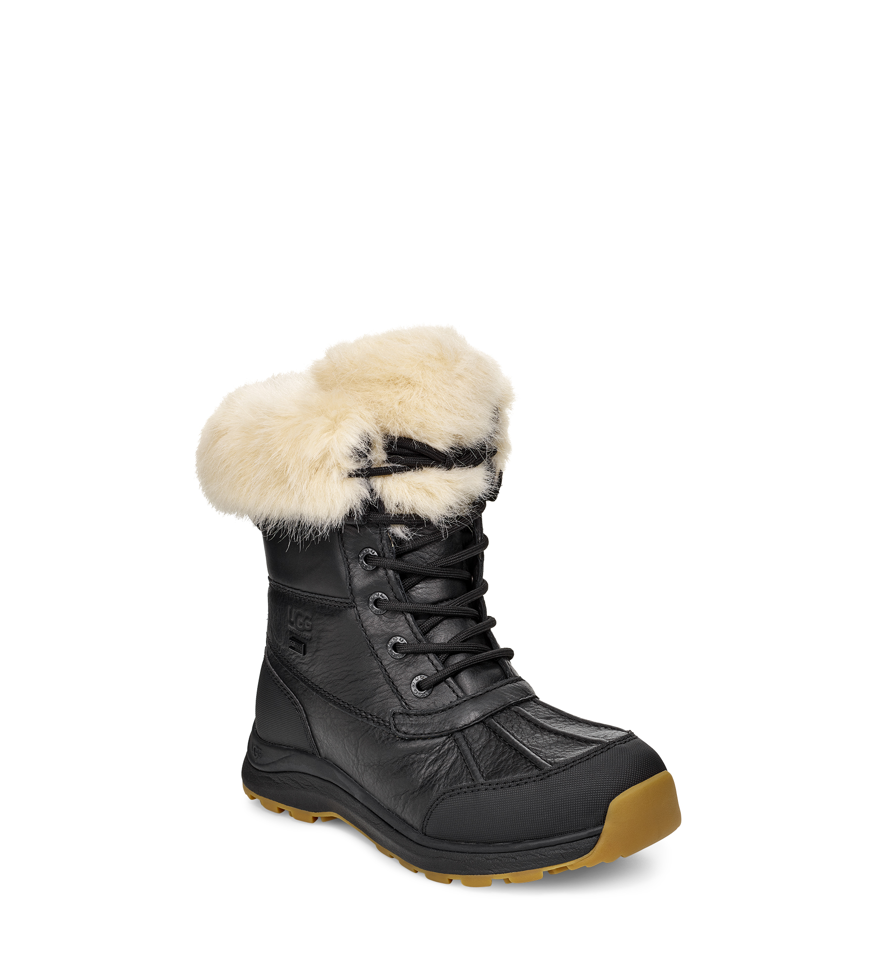 UGG Adirondack III Fluff 1103849 Black size 6 & 6.5