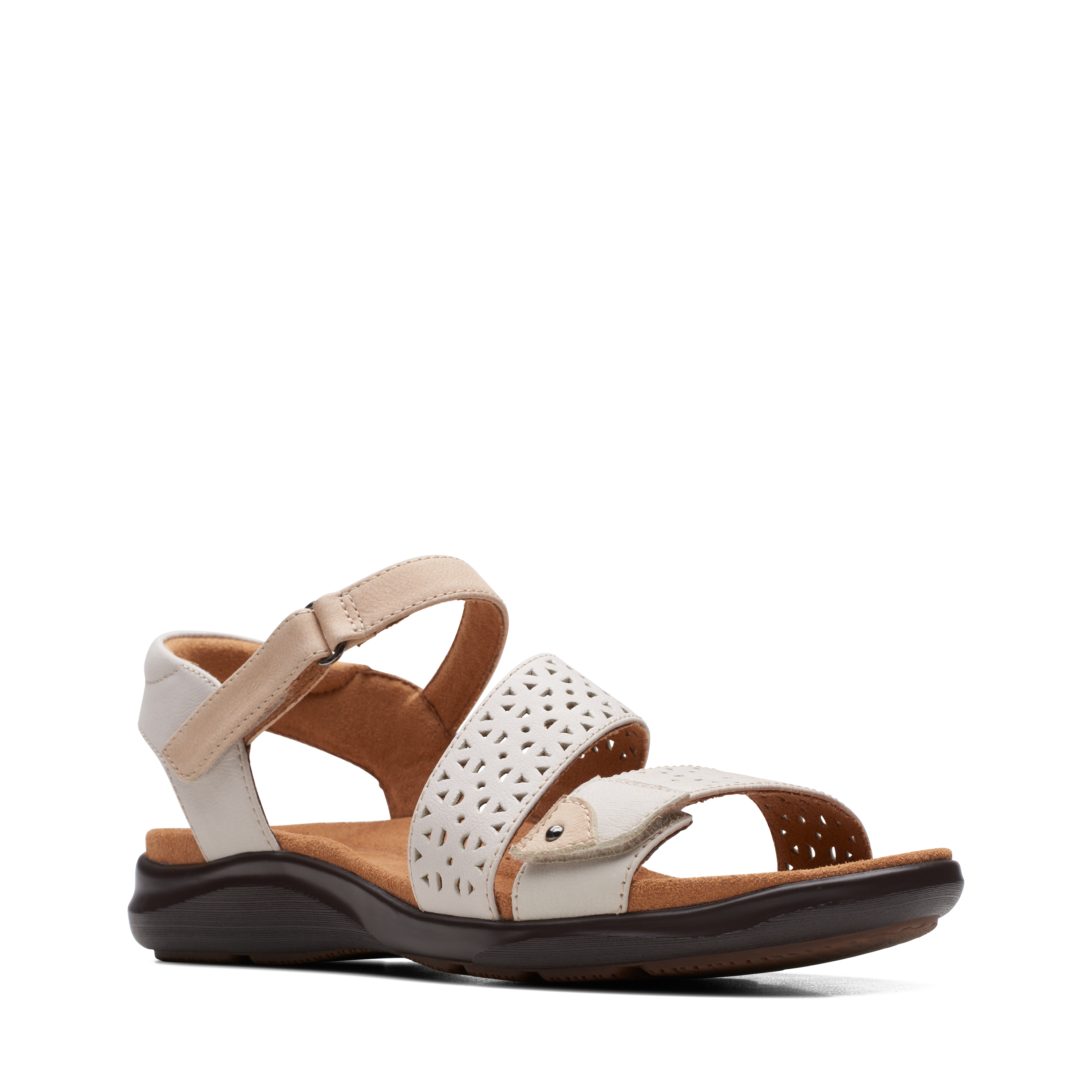 Clarks Kitly Way White Leather 26170996