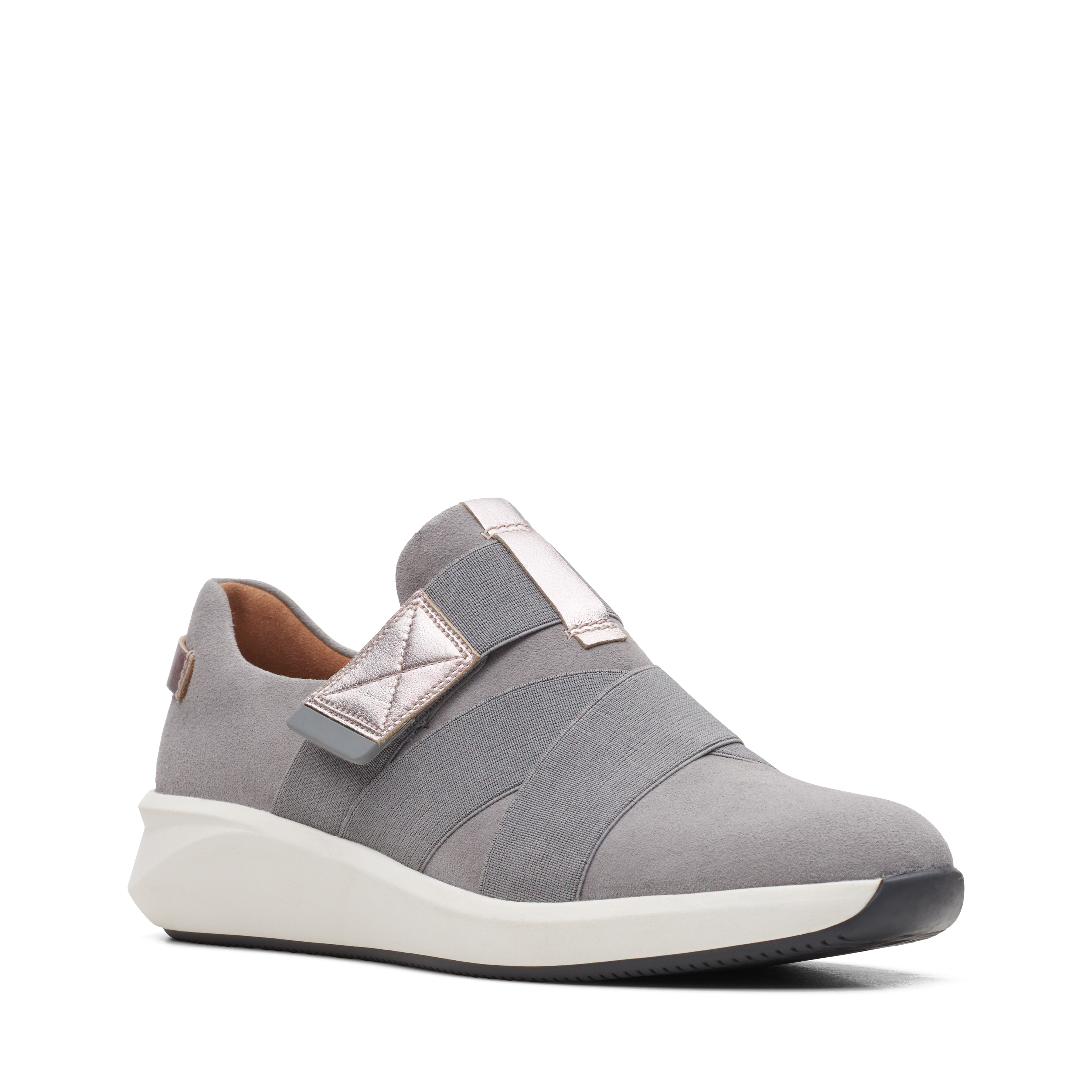 Clarks Un Rio Strap Light Grey 26162414