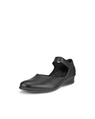 ECCO Felicia Low Wedge Shoes 217313-01001 Black