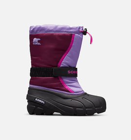 Sorel Kids' Flurry Winter Boots 1855251-562 Purple Dahlia