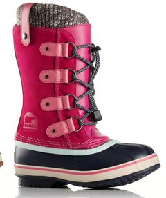 Sorel Youth Joan of Arctic Knit Pink 1690471627 size 1 & 4